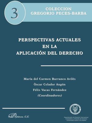 cover image of Perspectivas actuales en la aplicación del derecho